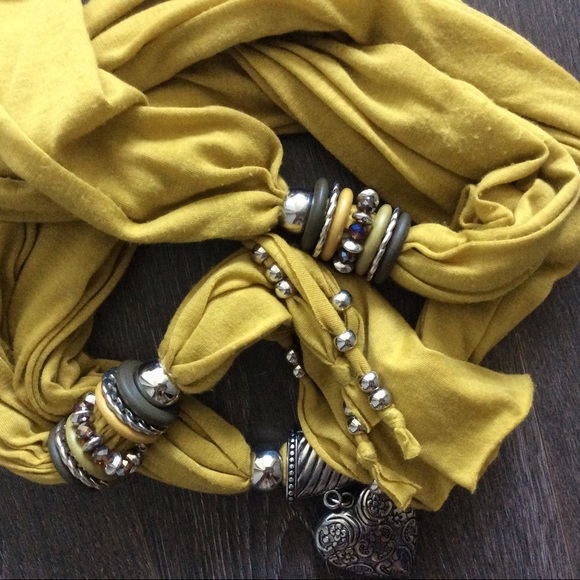 Mustard Scarf - Picture 3 of 3